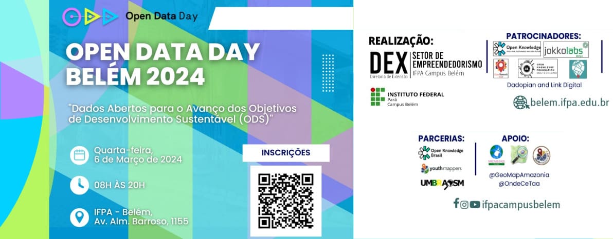 Participe do Open Data Day 2024 em Belém